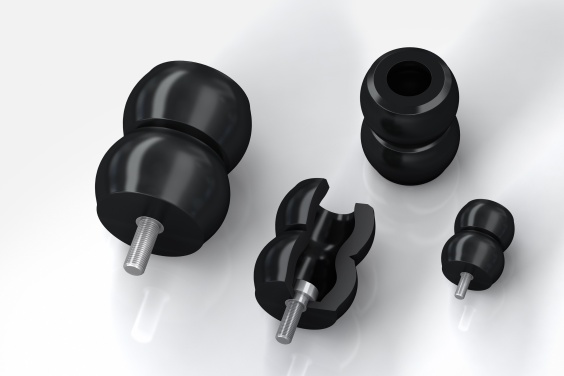 Die im Technorama eingesetzten TUBUS von ACE geh&ouml;ren zur TC-S-Produktfamilie. Sie sind standardm&auml;&szlig;ig in verschiedenen Gr&ouml;&szlig;en mit Durchmessern zwischen 64 und 176 mm lieferbar und bieten Energieaufnahmen zwischen 450 bis zu 12.725 Nm. Bildnachweis: ACE