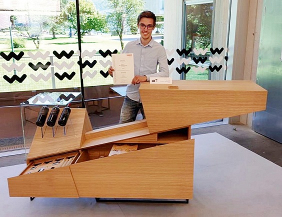 Dominik Huber und Slide Bar