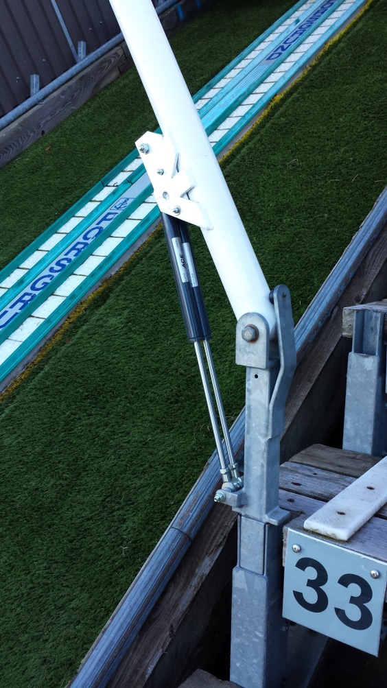 ACE Geschwindigkeitsregulierung Skisprungschanze Detail