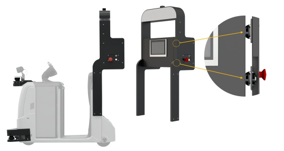 Als Basis dienen handels&uuml;bliche Elektroschlepper, die von Schiller mit Standardkomponenten zu fahrerlosen Routenz&uuml;gen umger&uuml;stet werden, inklusive der Schwingungsd&auml;mpfer von ACE.